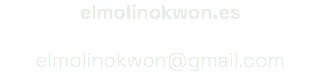 elmolinokwon.es elmolinokwon@gmail.com